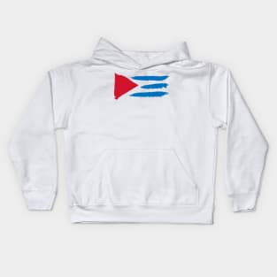 Cuba Flag Abstract Kids Hoodie